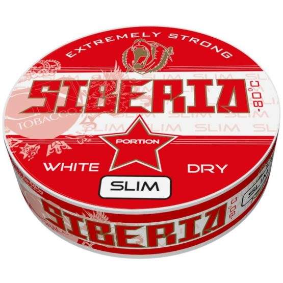 Siberia -80 degrees Slim White Dry Red Label