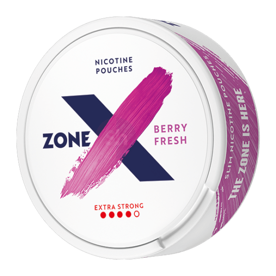 ZONEX Berry Fresh Extra Strong Slim Portion