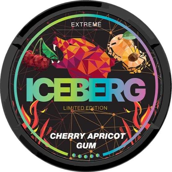 Iceberg Extreme 50mg Cherry Apricot Gum Limited Edition